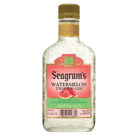 Seagram S Twisted Gin Watermelon 200 Ml Instacart