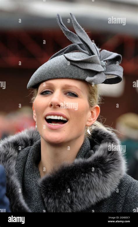 Zara Phillips Attends The First Day Of Of The Cheltenham Festival Races