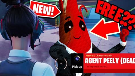 New How To Get The Agent Peely Deadpool Skin For Free In Fortnite