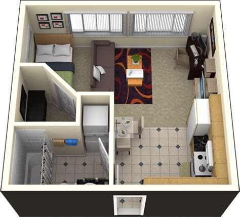 400 Square Foot Studio Apartment Floor Plans Slyfelinos