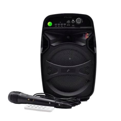 Buy Portable Wireless Speaker With Karaoke Mic Kts 1061 Best Price