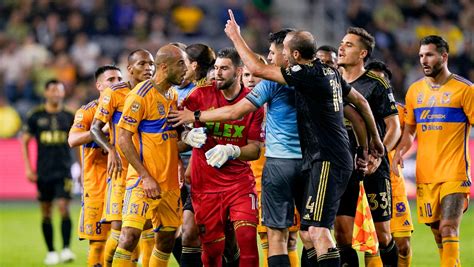 Jugadores Del Lafc Y Tigres Se Pelean En La Campeones Cup Video Grupo