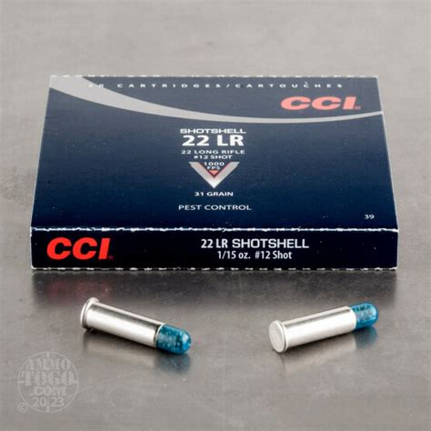 22 Long Rifle Lr Ammo 20 Rounds Of 31 Grain 12 Shot By Cci
