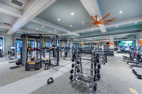 The state-of-the-art fitness lodge is a great way to keep up your New