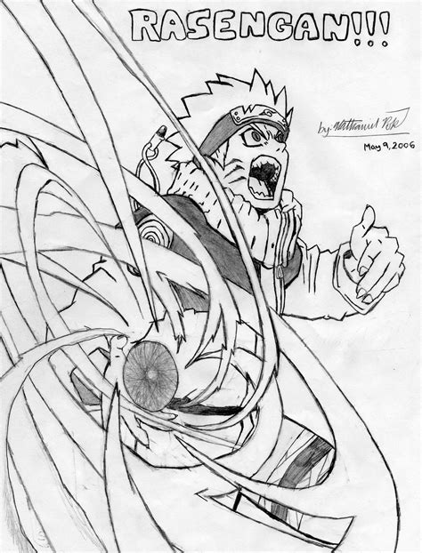 Naruto Rasengan Drawing at GetDrawings | Free download