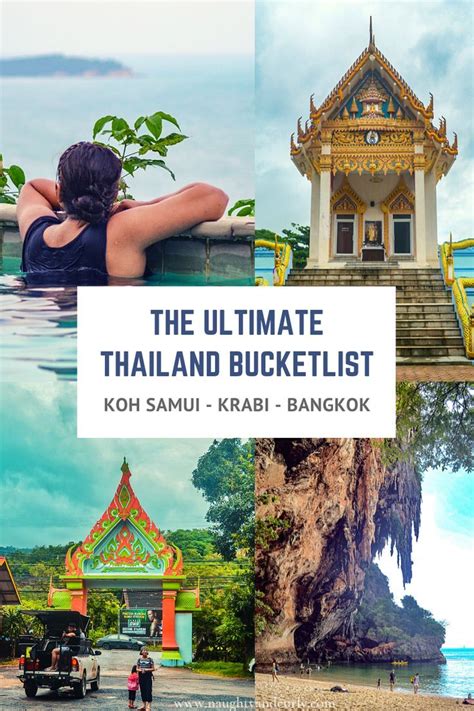 The Ultimate Thailand Bucketlist Koh Samui Krabi Samui