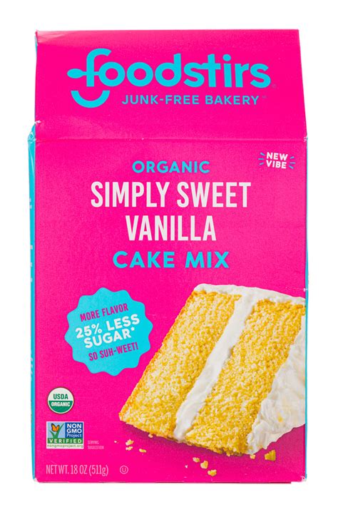 Organic Simply Sweet Vanilla Cake Mix