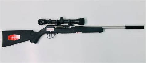 Savage A22 Fss Xp Sr 22lr Stainless Synthetic Package Semi Automatic