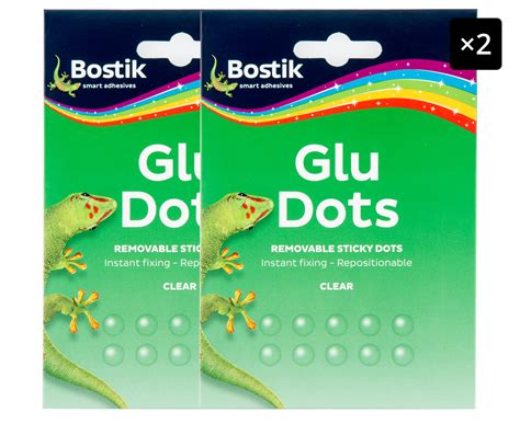 2 X Blu Tack Glu Dots Au