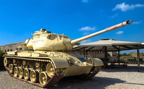 M47 E1e2 Patton Main Battle Tank Latrun Israël Photo Stock éditorial