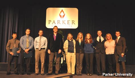 Americans use the term college students to mean students either in colleges or universities. Parker University Top Scholars Awarded as Who's Who Among ...