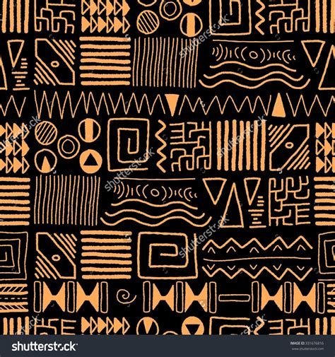 Free Printable African Graphic Pattern Templates