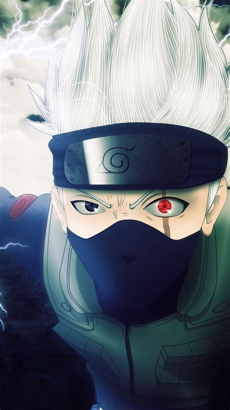 Kakashi Hatake Sharingan Anbu Ninja Mask Naruto Anime Anime 4k Hd