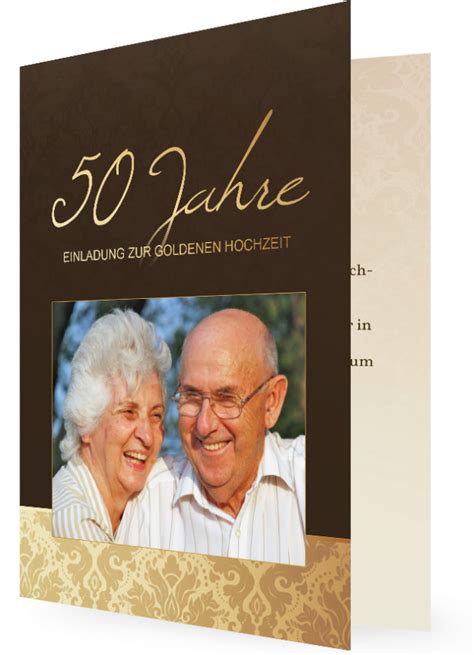 Denn 60 jahre ist eine sehr lange zeit, die gemeinsam hand in hand erlebt wurde. Vorlage für Einladung Goldene Hochzeit ...