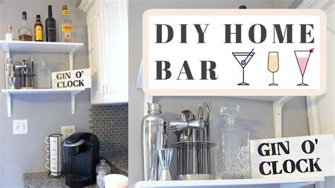 Diy Home Mini Barcoffee Bar Tour Easy Affordable Youtube