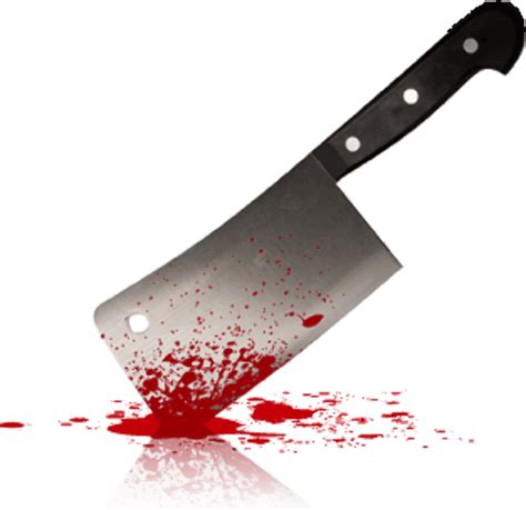 Download High Quality knife transparent bloody butcher Transparent PNG png image
