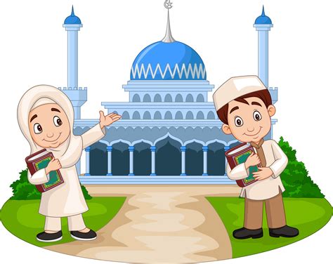 Islamic Cartoon Background Vector Art Icons And Graphics For Free