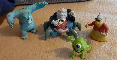 Monsters Inc Vintage Hasbro Talking Action Figures X Disney