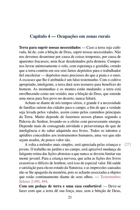 A Vida No Campo Texto