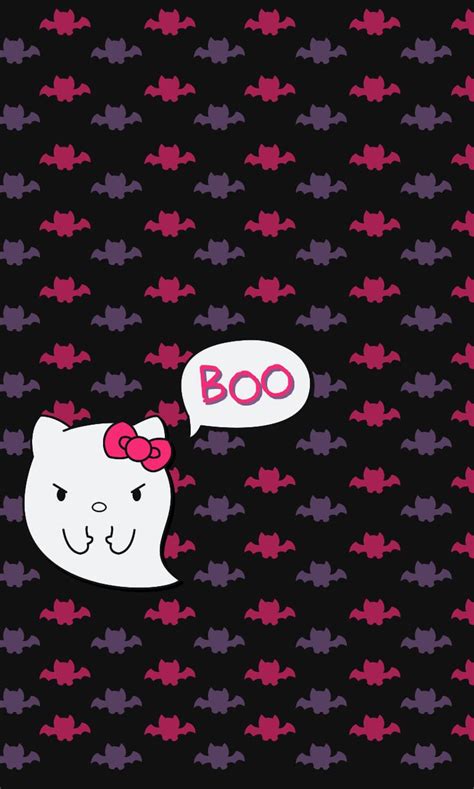 Cute Hallo Kitty For Halloween Iphone Wallpaper 2020 3d