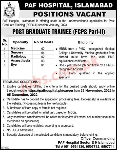 Join Paf 2022 Latest Pakistan Air Force Paf Jobs Apply Register