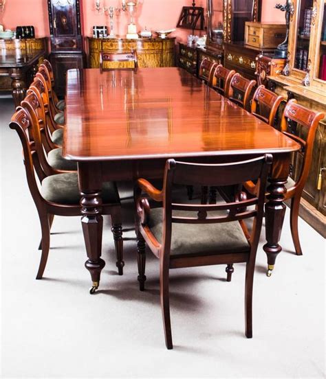 12 Seat Dining Room Table Sets Leura Belle Large Rustic 12 Seater