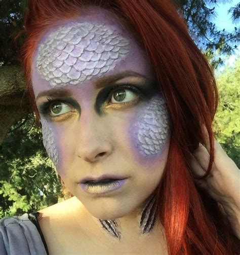 The Larp House Mermaid Scale Prosthetic Set This Set Comes With One Forehead Piece And Two