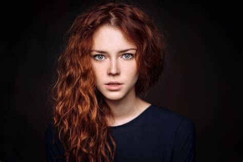 Hintergrundbilder Gesicht Frau Rothaarige Modell Porträt