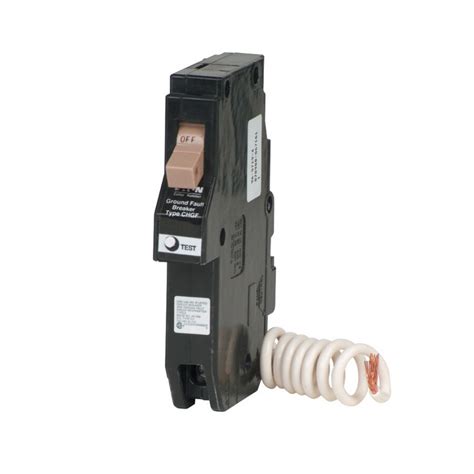 Eaton Type Ch 15 Amp Ground Fault Circuit Breaker At