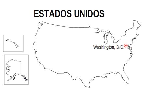 Blog De Biologia Mapa De Estados Unidos Para Colorear