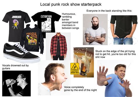 Local Punk Rock Show Starterpack Rstarterpacks