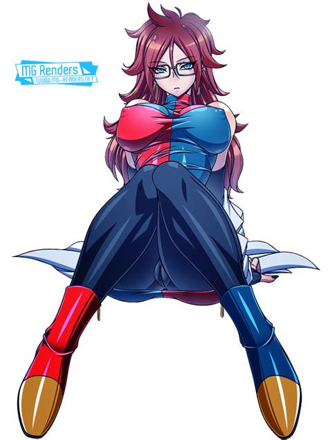 Artificial human) are robotic/cyborg humans, most of which were created by the evil scientist dr. Dragon Ball - Android 21 Render 2 - Anime - PNG Image ...