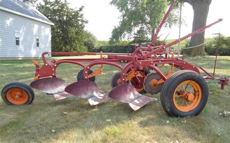 Minneapolis Moline Af Collectible Antique 3 Bottom Plow Bigiron Auctions