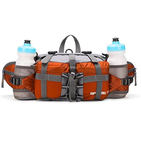 Outdoor Fanny Pack Hiking Camping Biking Waterproof Waist Pack 2 Water Bottle Holder Sports Bag