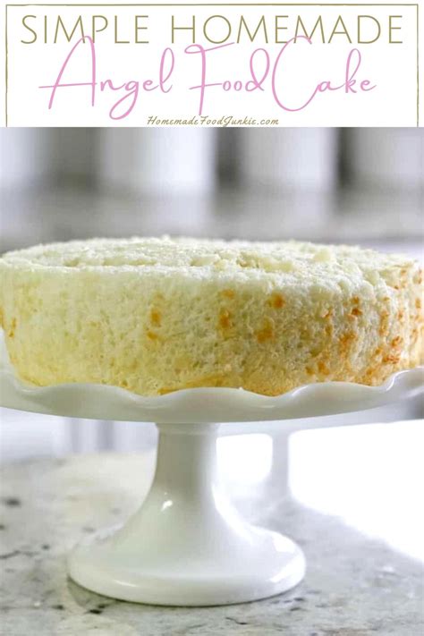 In a large clean bowl, whip egg whites with a pinch of salt until foamy. Our homemade angel food cake recipe is easy to follow with ...