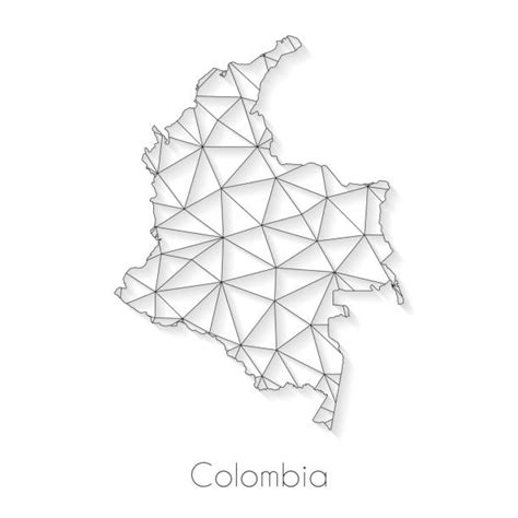 Blank Map Of Colombia Illustrations Royalty Free Vector Graphics