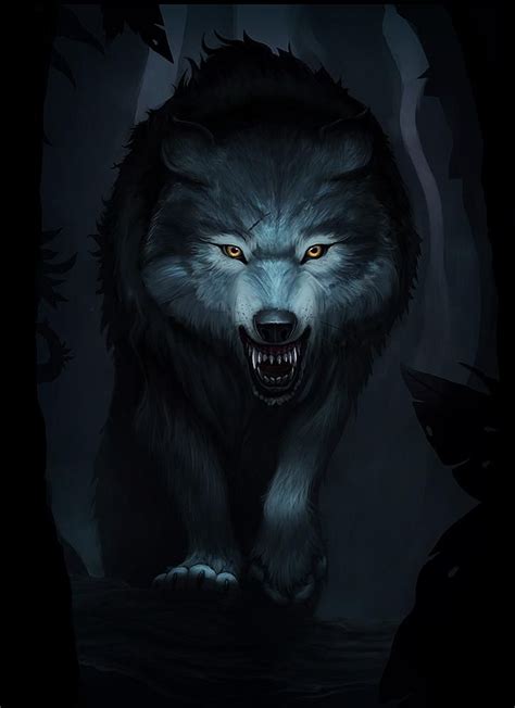 Direwolf By Akiman On Deviantart Dire Wolf Wolf Artwork Fantasy Wolf