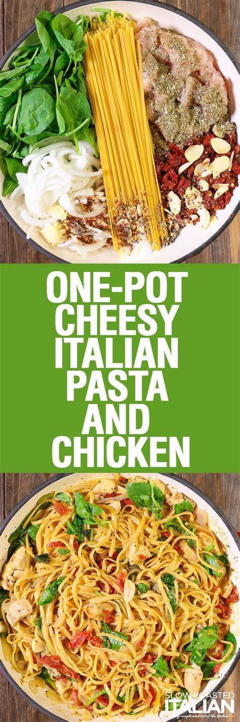 One Pot Cheese Italian Pasta Is A Rich And Savory Dish Bursting With