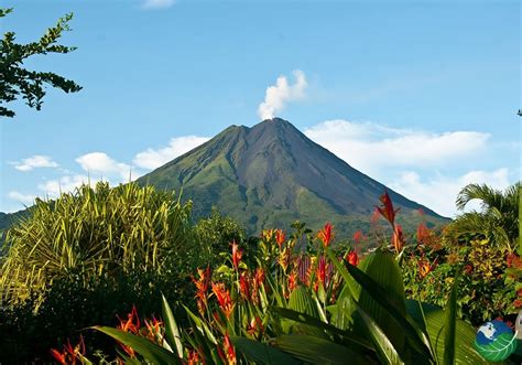Il Vulcano Arenal In Costa Rica Nella Parte Nord Del Paese — Si Trova
