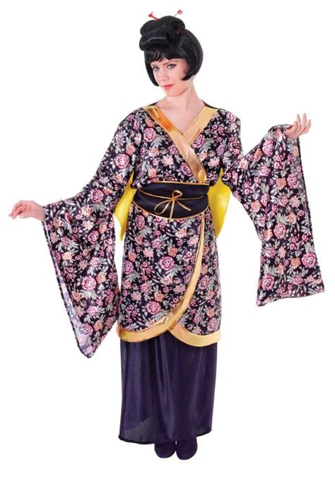 Geisha Girl Ladies Costume Oriental Fancy Dress Hollywood Uk