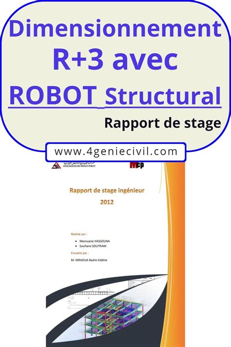 Exemple De Rapport De Stage Ingénieur Génie Civil En 2020 Exemple De