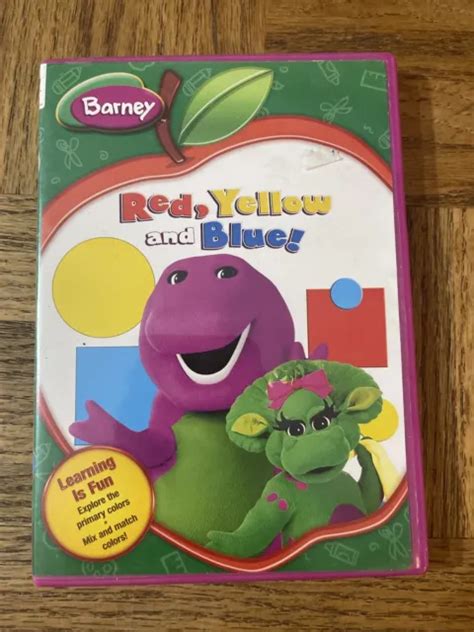 Barney Red Yellow And Blue Dvd 2988 Picclick