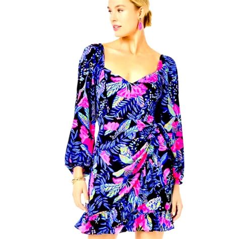 Lilly Pulitzer Dresses Nwt Lilly Pulitzer Lila Dress Long Sleeve