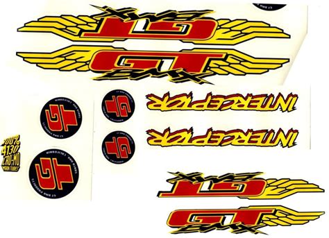 Reference Gt Bicycles Decals