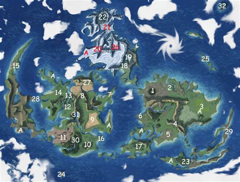 World Map From The Final Fantasy Vii Video Game John Lee Final Fantasy