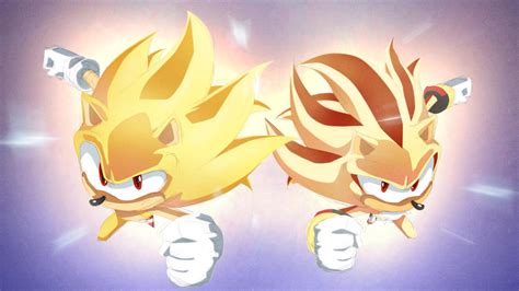 Super Sonic And Super Shadow Attack By Moxie2d On Deviantart