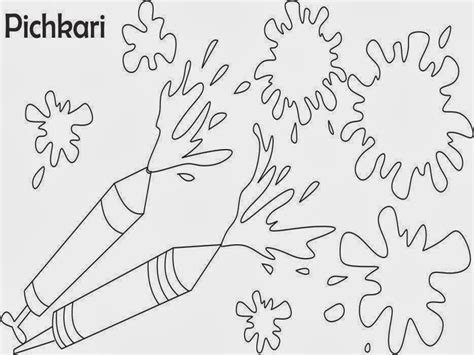 Holi Coloring Sheet Coloring Pages