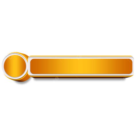 Shiny Yellow Lower Third Title Bar Label Banner Shiny Lower Third