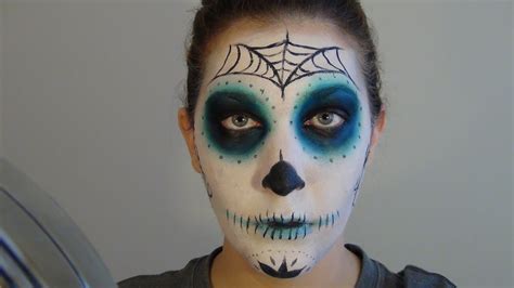 Sugar Skull Makeup Tutorial Youtube