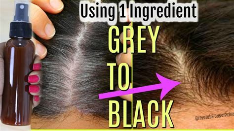 I am using all natural ingredients in this home remedy and it has no side effects. How To Convert Grey Hair To Black Naturally Using 1 ...